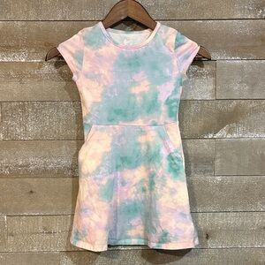 Wonder Nation Pastel Tie-Dye Dress